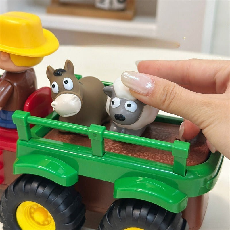 Remote Control Farmer Fun Truck with Animal Figures