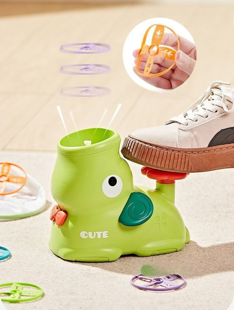 Elephant Flying Disc Launcher Set with Catching Nets