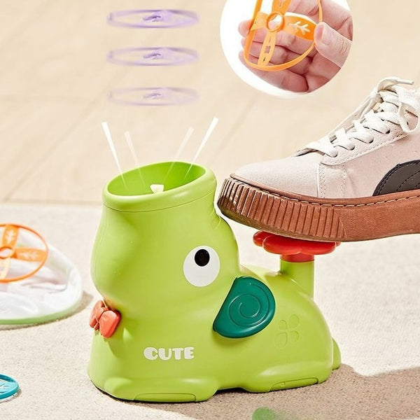 Elephant Flying Disc Launcher Set with Catching Nets