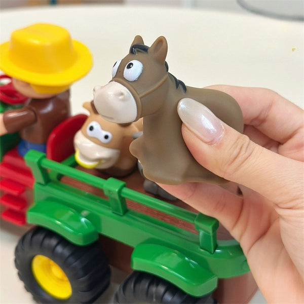 Remote Control Farmer Fun Truck with Animal Figures