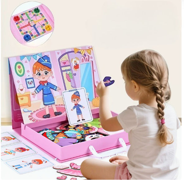Magnetic Portable Dress-Up Activity Box