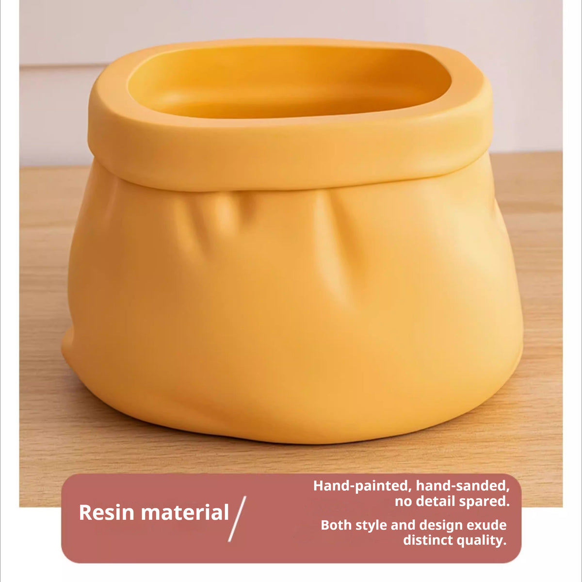 Resin Paper Bag Desk Tidy
