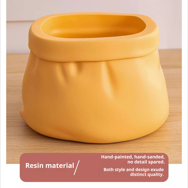 Resin Paper Bag Desk Tidy