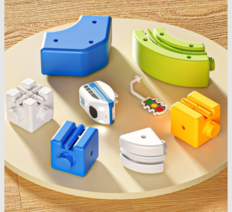 90-Piece Electric Levitation Gear Track Train Set