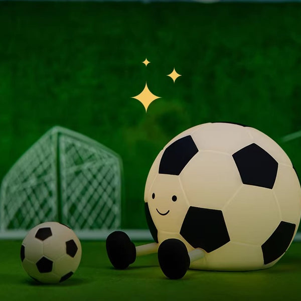 Soft Silicone Soccer Ball Night Light