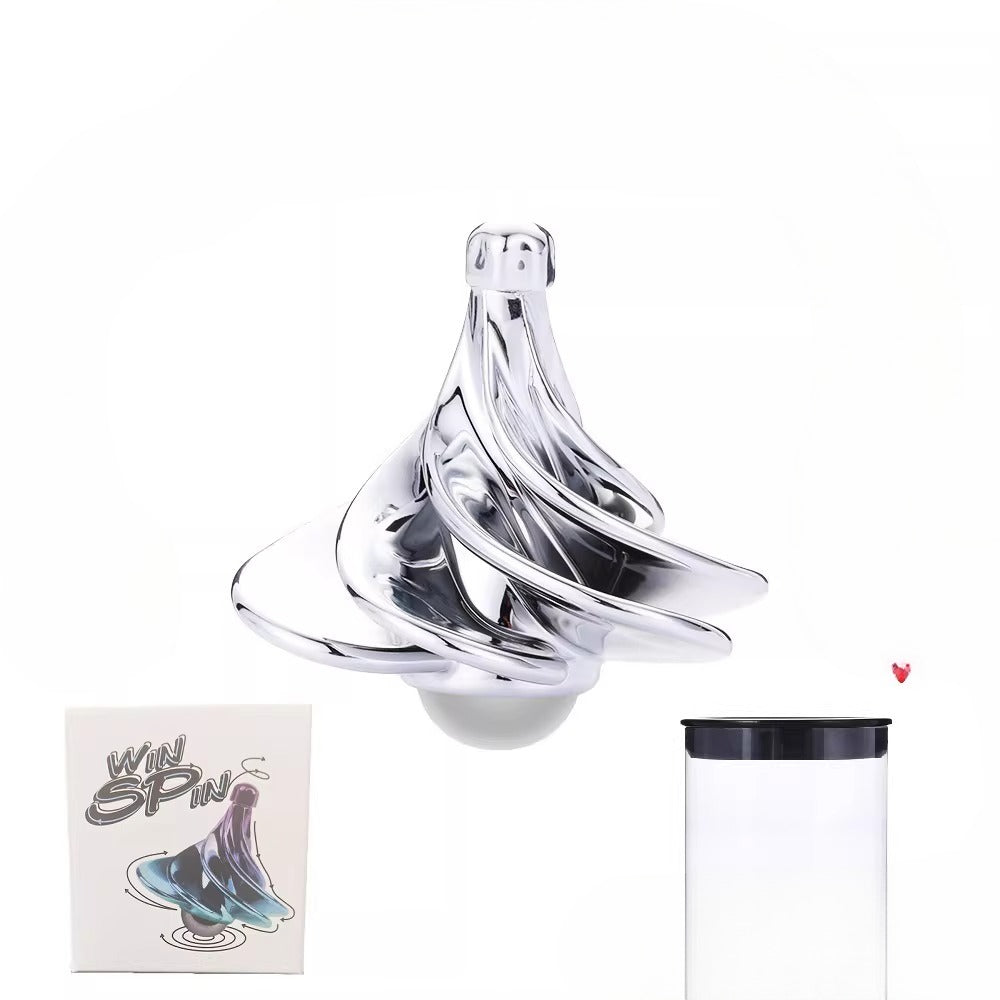 Wind-Driven Desktop Spinner