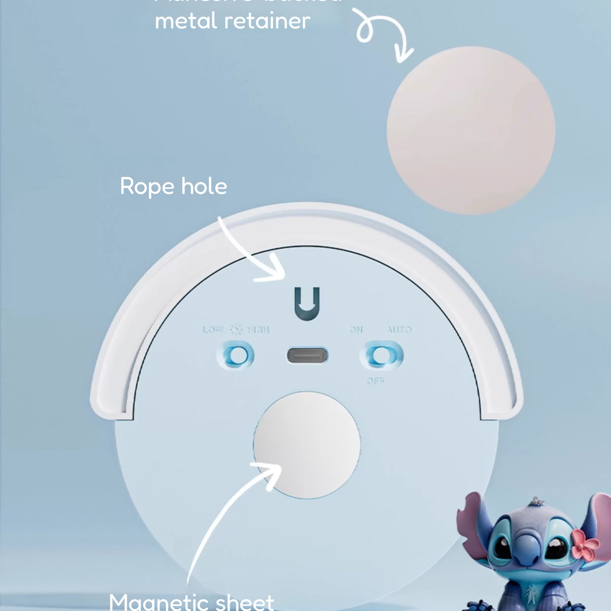 Stitch Motion Sensor Magnetic Night Light