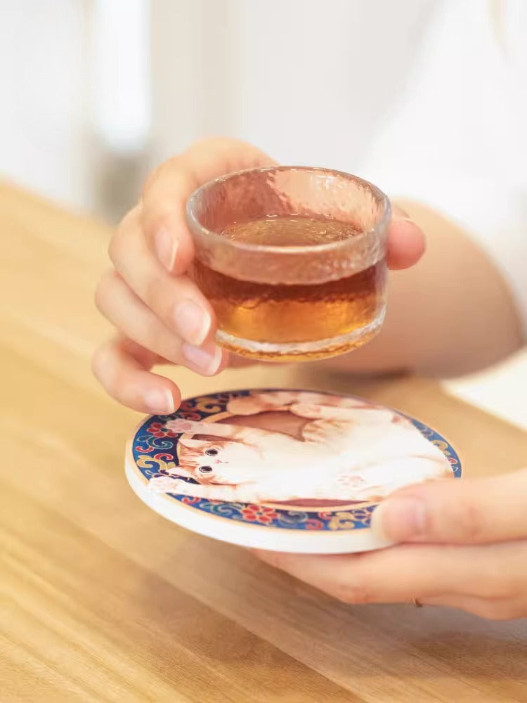 Imperial Palace Cat Diatomite Coaster