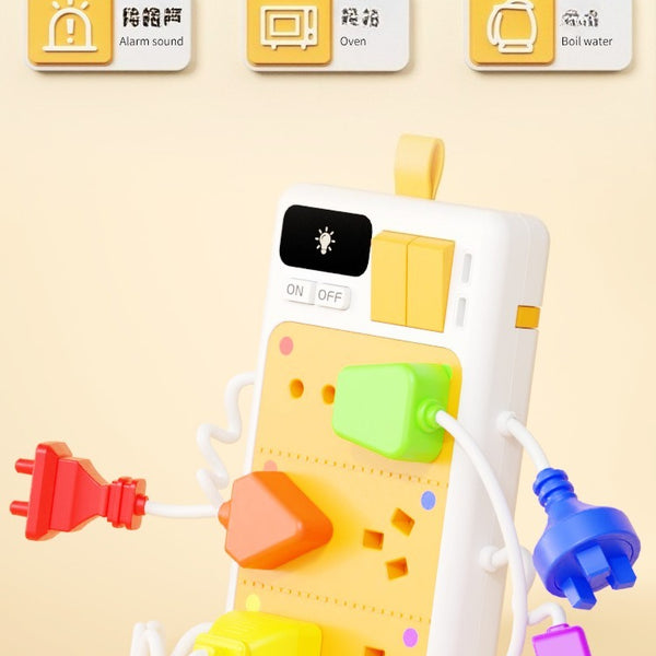 Toddler Busy Board Electrical Safety Plug-in Toy