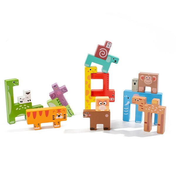 Animal Stacking Fun Wooden Block Puzzle Game