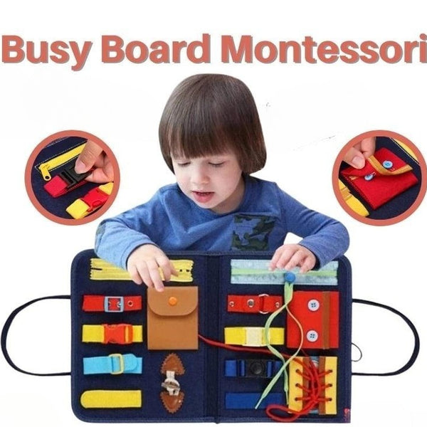 Dinosaur Adventure Felt Busy Board for Kids