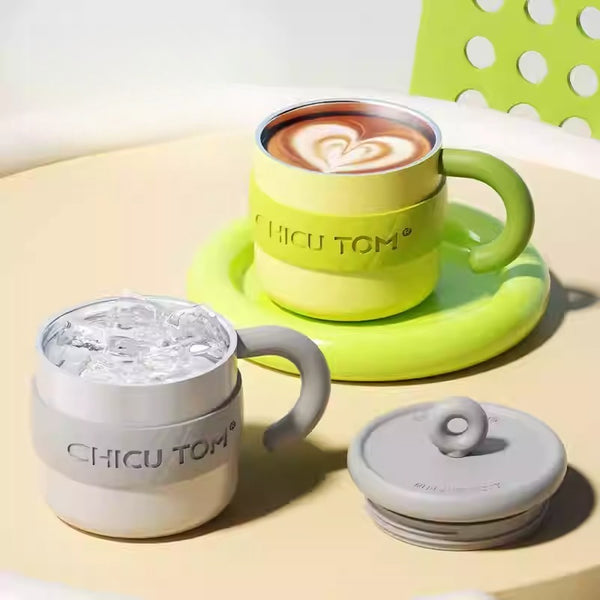 Chunky Insulated Coffee Mug with DIY Decor Kit