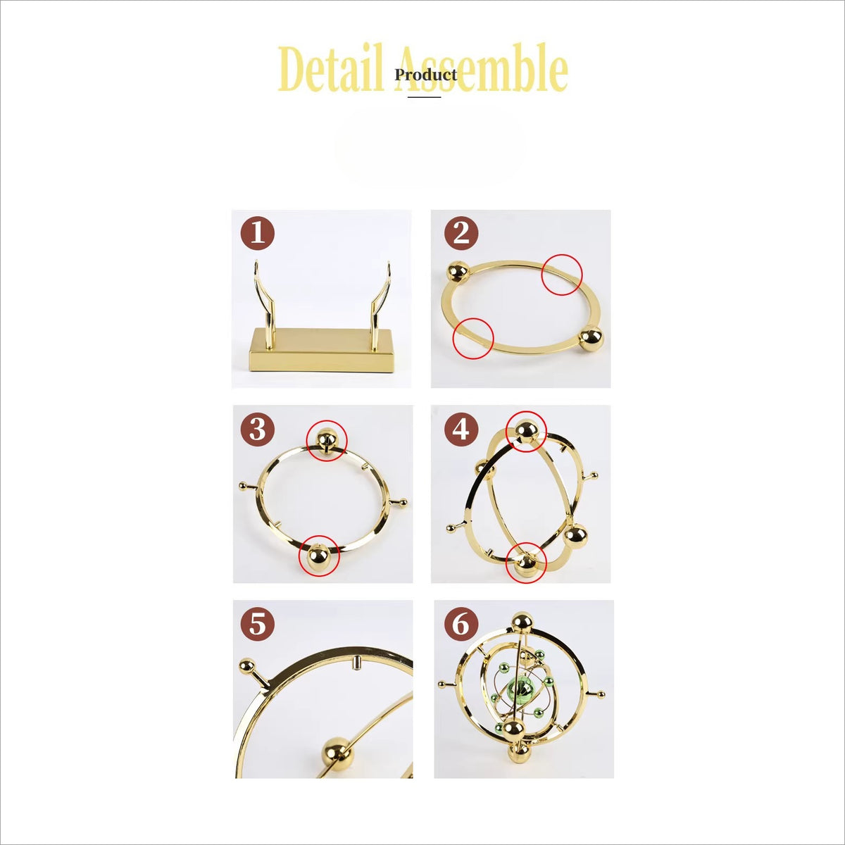 Celestial Kinetic Desk Ornament