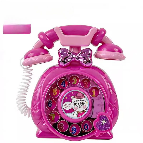 Vintage-Style Dial Toy Phone