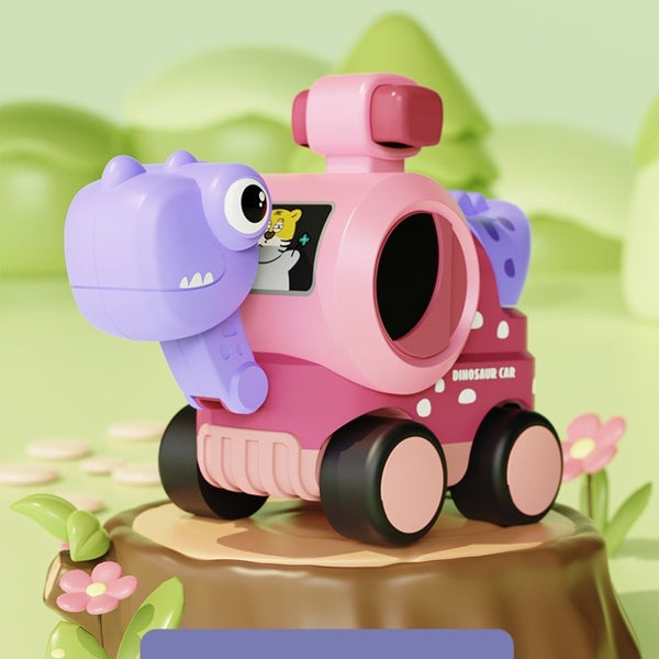 Dinosaur Press-and-Go Whistle Toy Car