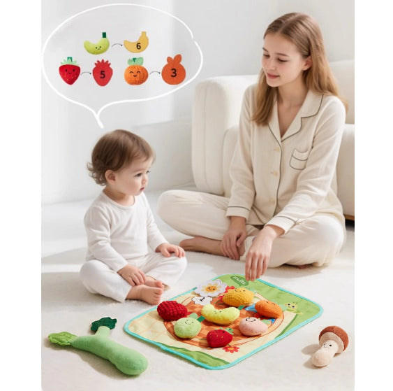 Baby Interactive Plush Pull-Out Garden Toy