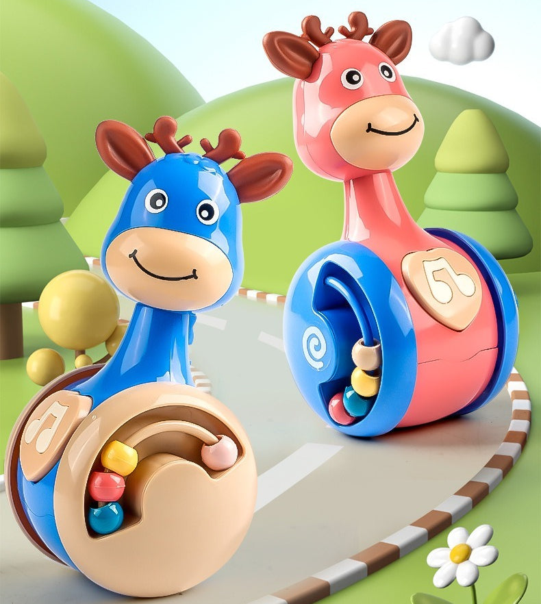 Deer Push & Go Tumbler Toy