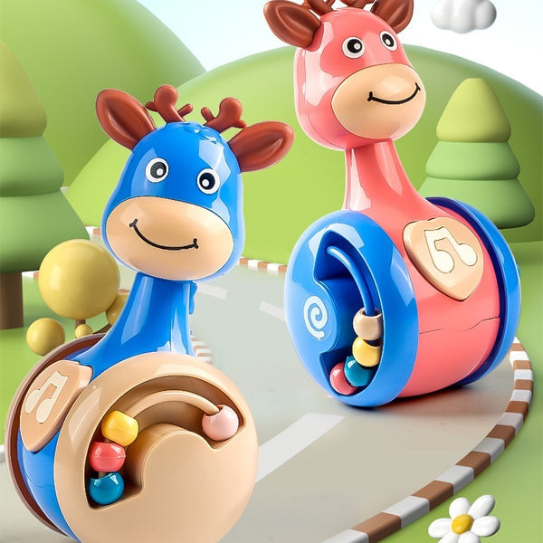 Deer Push & Go Tumbler Toy
