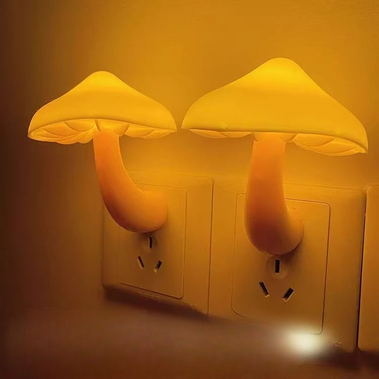 Cute Mushroom Plug-In Sensor Night Light