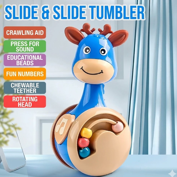 Deer Push & Go Tumbler Toy