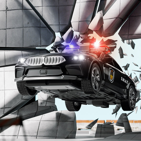 Simulated SWAT Police Car with Sound and Lights