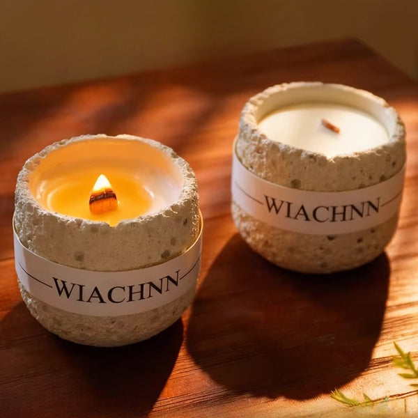 Cream Glass Jar Scented Candle