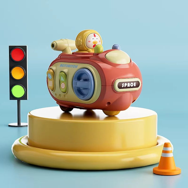 Press-and-Go Whistle Motorcycle Toy