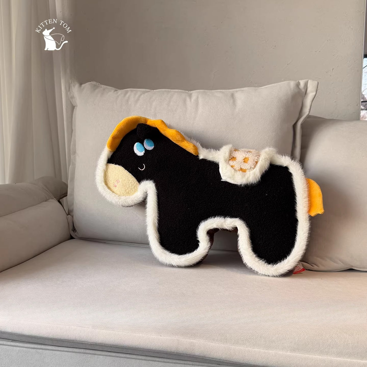 Little Fortune Horse Plush Cushion