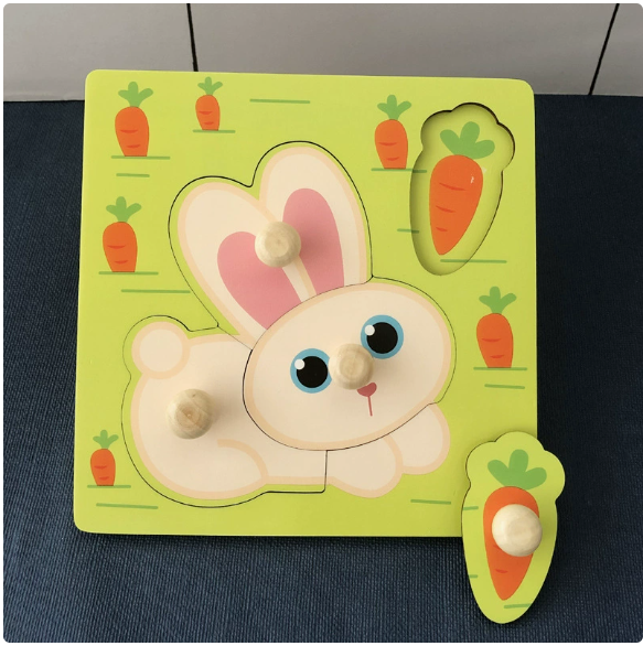 Wooden Peg Puzzle for Early Learning