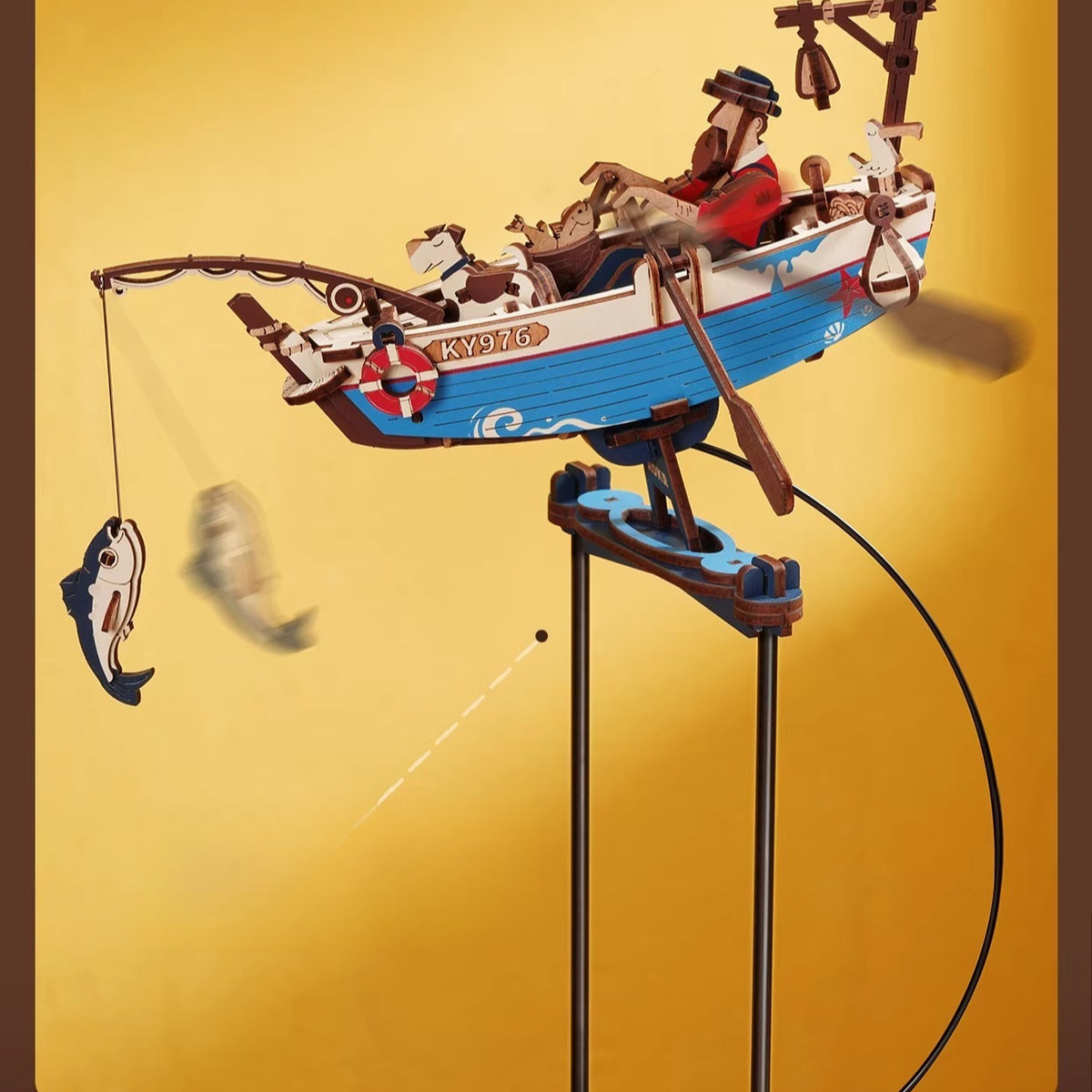 Kinetic Balancing Building Block Ornament