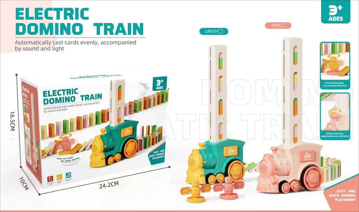 Automatic Domino-Laying Toy Train