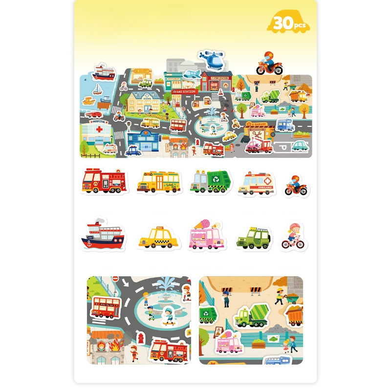 Mideer Reusable Jelly Sticker Book Set