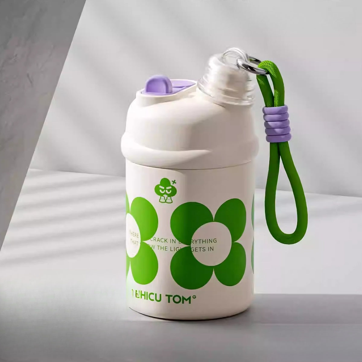 Dual-Sip Insulated Travel Tumbler