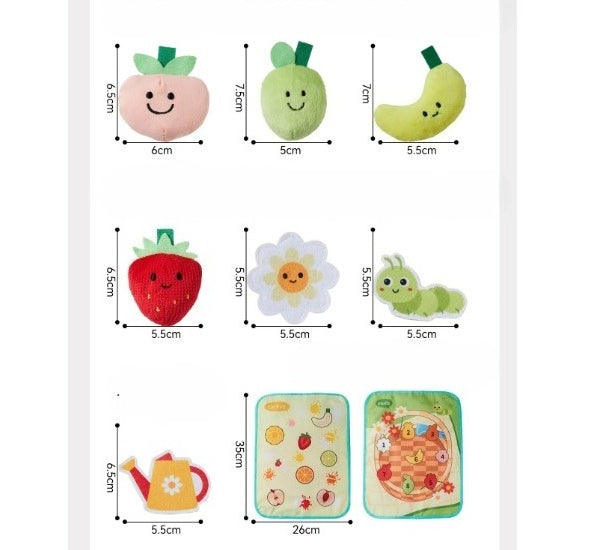 Baby Interactive Plush Pull-Out Garden Toy