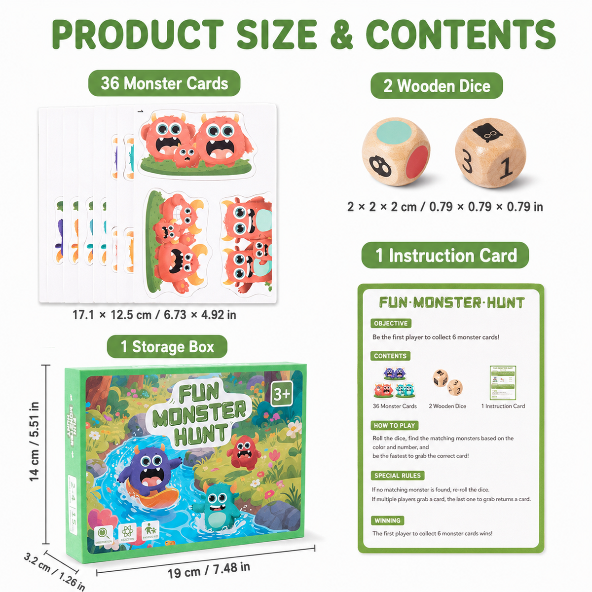 Fun Monster Hunt Card Game