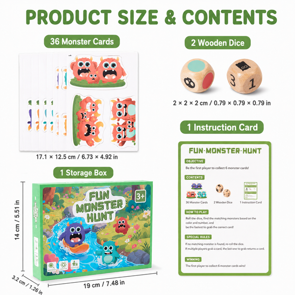 Fun Monster Hunt Card Game