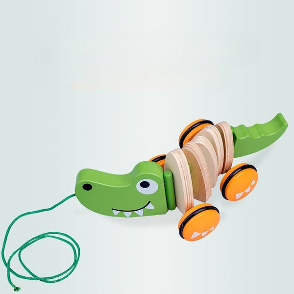 Wooden Pull-Along Animal Walker Toy