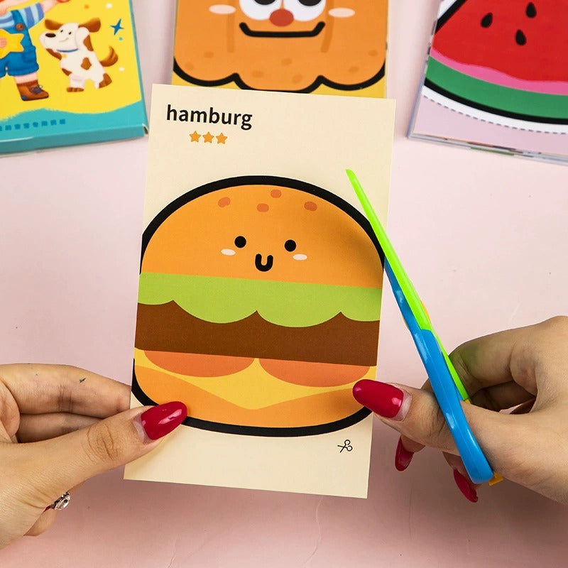 Toddler Paper Cutting Activity Set (60 Sheets)