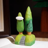 Hand-Carved Wooden Tree Desktop Ornament FantastiKurios