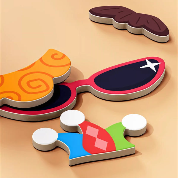 Magnetic Face Puzzle Play Set