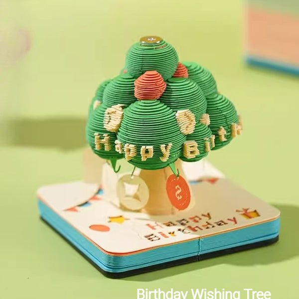 3D Paper Sculpture Memo Pad