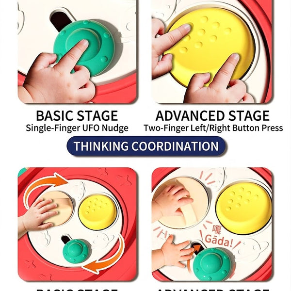 Infant & Toddler Rocket Bead Maze Activity Toy