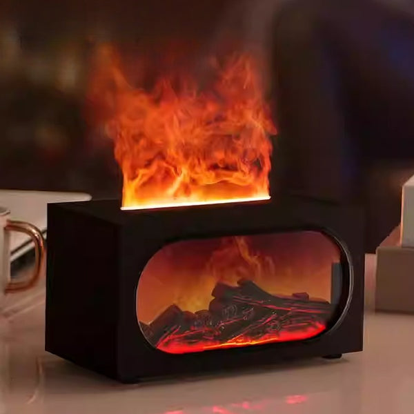 Miniature Fireplace Flame Humidifier