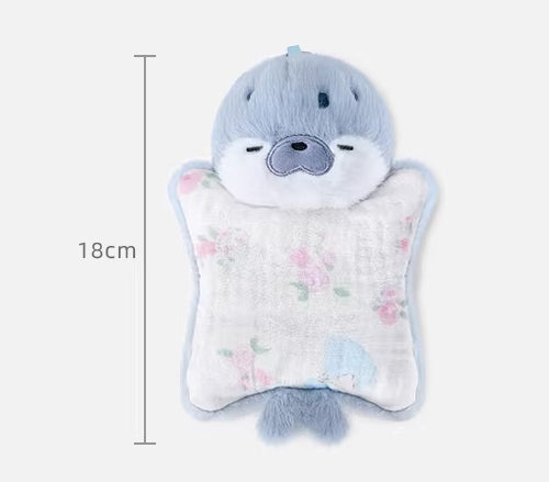 Small Weighted Seal Bean Bag Plush with Sound