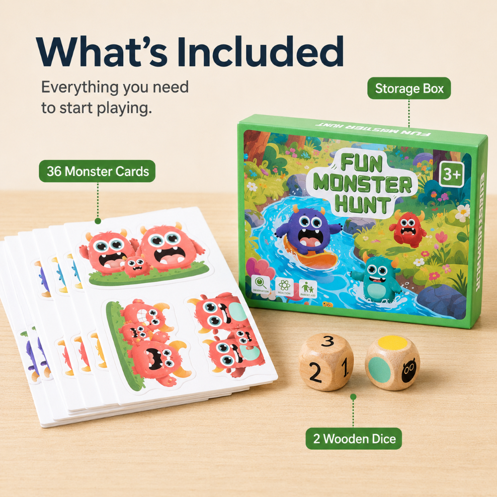 Fun Monster Hunt Card Game
