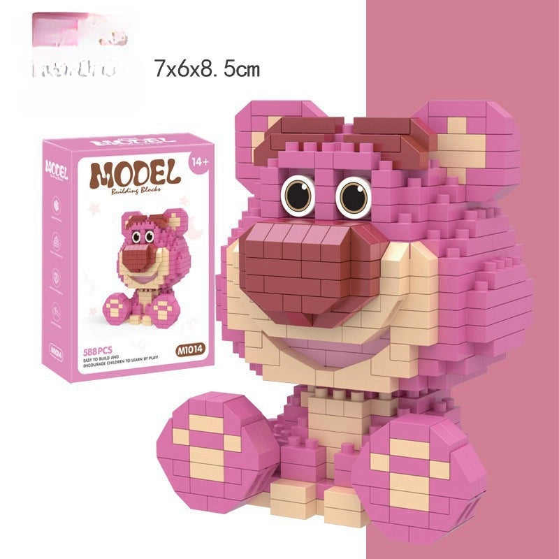 Cute Cartoon Micro Building Block Kit