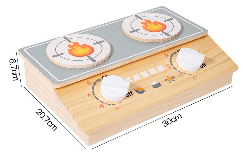 Little Chef Wooden Kitchen & Cooking Play Set