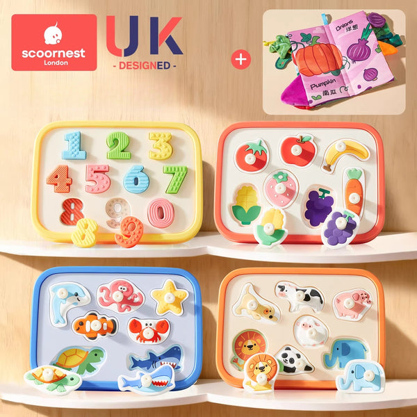 Soft Silicone Early Learning Puzzle