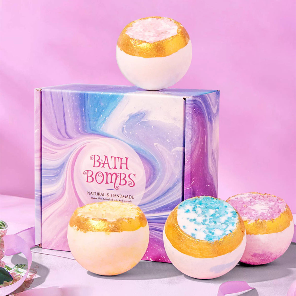 Natural Sea Salt Fragrance Bath Bomb