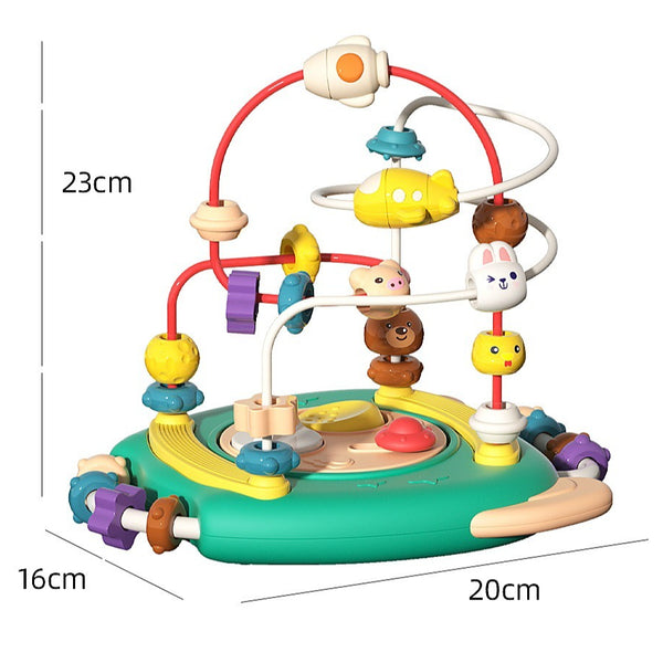Infant & Toddler Rocket Bead Maze Activity Toy